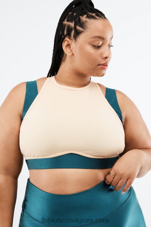 middernacht golf glans/zonsopgang vrouwen madison high-impact sportbeha Fabletics LH20J1425