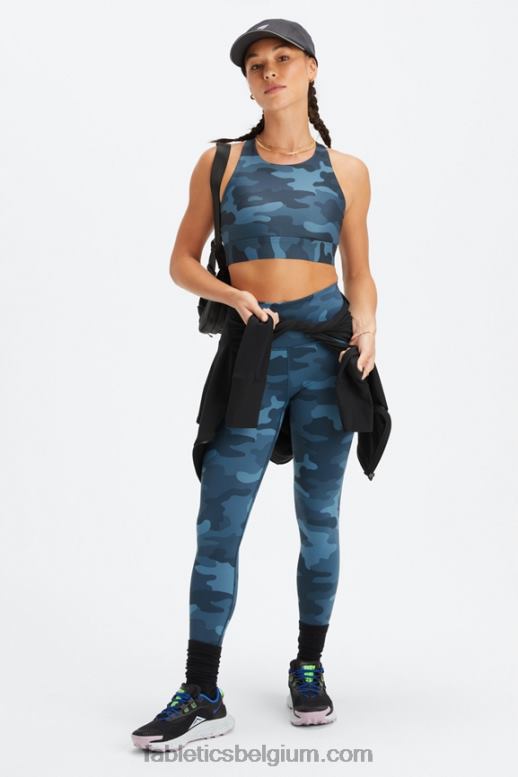 middernachtgolf grote camo vrouwen niet stuiterende sportbeha 91 Fabletics LH20J1344