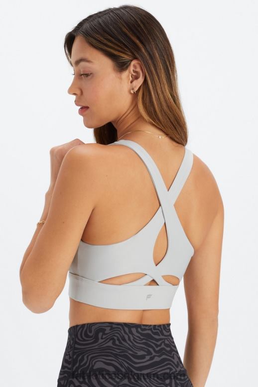 mineraal grijs vrouwen no-bounce sportbeha 90 Fabletics LH20J1341