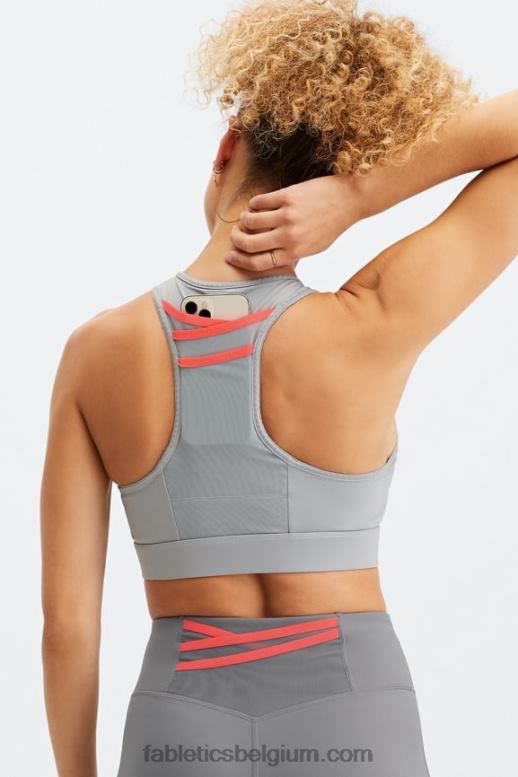 steengroeve grijs/atomisch vrouwen trinity high impact sportbeha 97 Fabletics LH20J1374