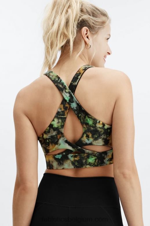 tie-dye reis vrouwen niet stuiterende sportbeha 93 Fabletics LH20J1355