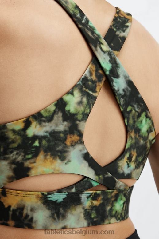 tie-dye reis vrouwen niet stuiterende sportbeha 93 Fabletics LH20J1355