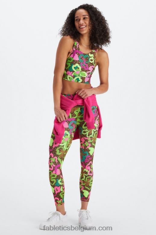 tropische oase vrouwen niet stuiterende sportbeha 91 Fabletics LH20J1342
