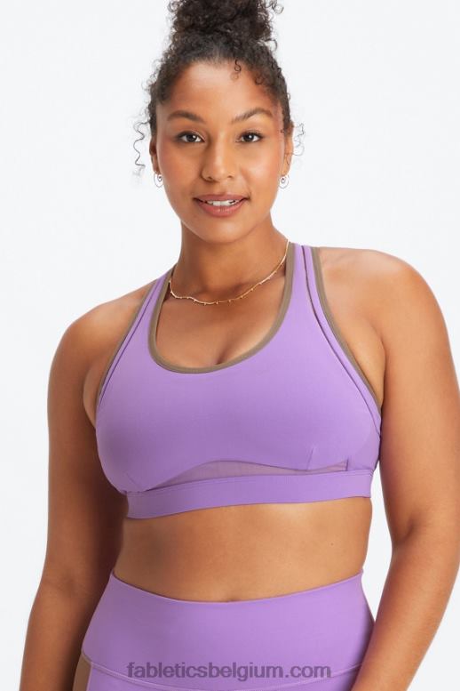 ultraviolet/wilgenschors vrouwen belle high impact sportbeha Fabletics LH20J1399