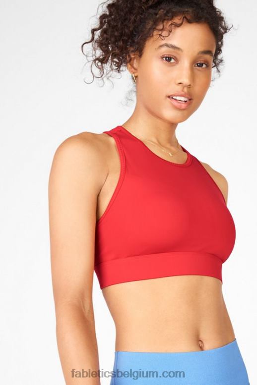 vermiljoen vrouwen trinity high impact sportbeha 98 Fabletics LH20J1380