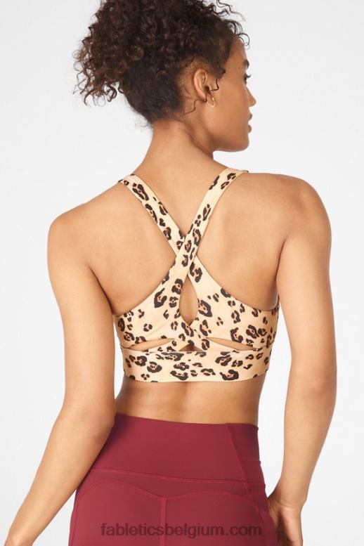 woestijn luipaard vrouwen niet stuiterende sportbeha 94 Fabletics LH20J1358