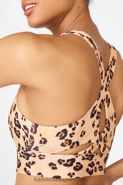 woestijn luipaard vrouwen niet stuiterende sportbeha 94 Fabletics LH20J1358