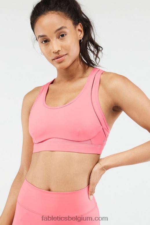 zonsondergang/vuur vrouwen belle high impact sportbeha Fabletics LH20J1408