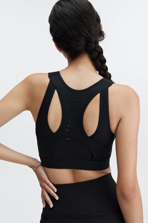 zwart vrouwen Elsie sportbeha met hoge impact Fabletics LH20J1418