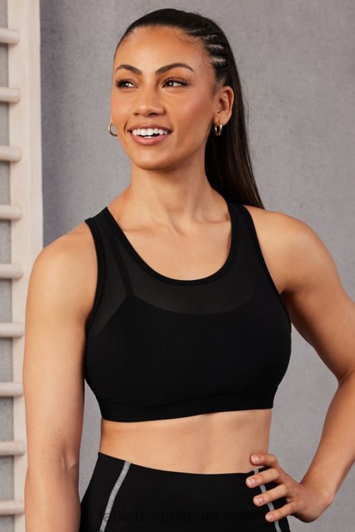 zwart vrouwen faye sportbeha met hoge impact Fabletics LH20J1385