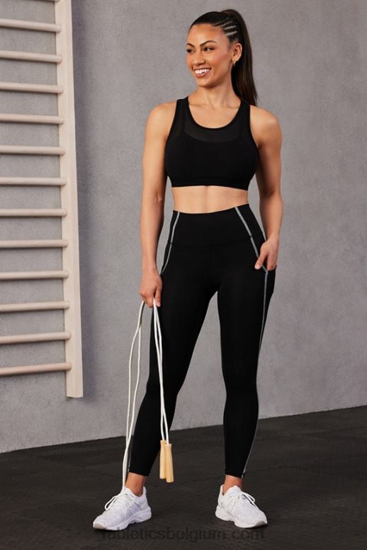 zwart vrouwen faye sportbeha met hoge impact Fabletics LH20J1385