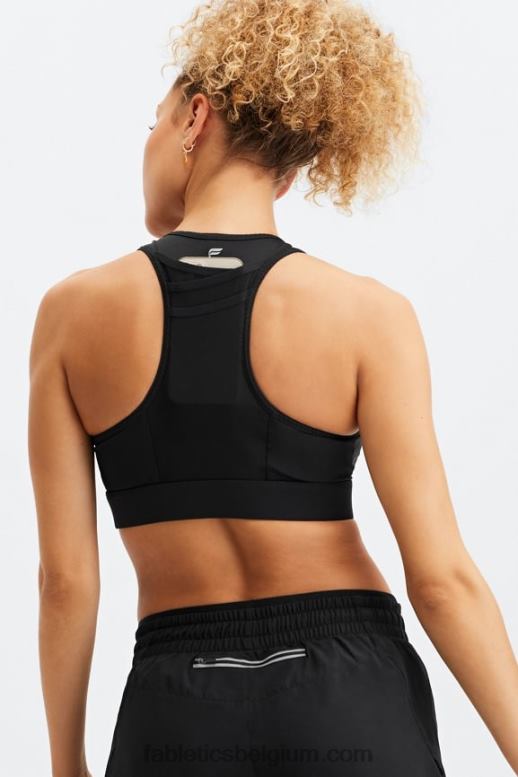 zwart vrouwen trinity high impact sportbeha 96 Fabletics LH20J1368