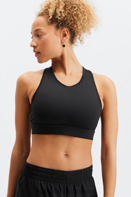 zwart vrouwen trinity high impact sportbeha 96 Fabletics LH20J1368