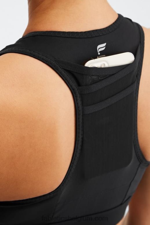 zwart vrouwen trinity high impact sportbeha 96 Fabletics LH20J1368