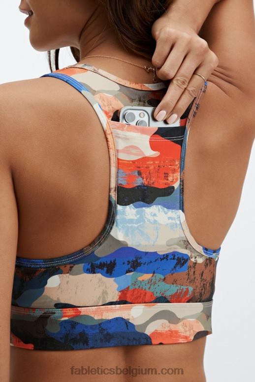 Zion vrouwen medium impact sportbeha voor onderweg 116 Fabletics LH20J1765