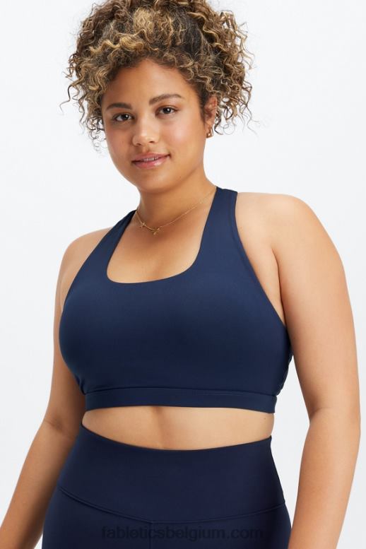afgrond/blauw violet vrouwen boost medium impact sportbeha 121 Fabletics LH20J1790