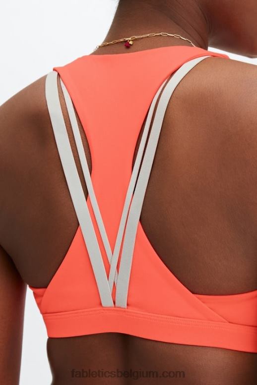 atomair/steengroeve grijs vrouwen boost medium impact sportbeha 123 Fabletics LH20J1798