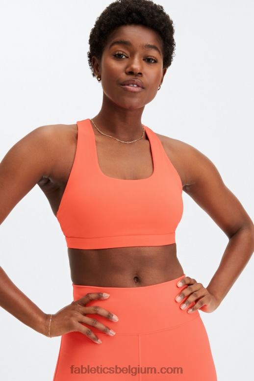 atomair/steengroeve grijs vrouwen boost medium impact sportbeha 123 Fabletics LH20J1798