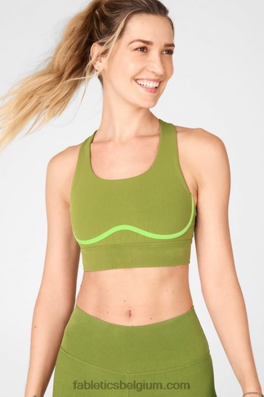 basilicum/groene citrus/roze wolk vrouwen freya sculptknit sportbeha Fabletics LH20J1898