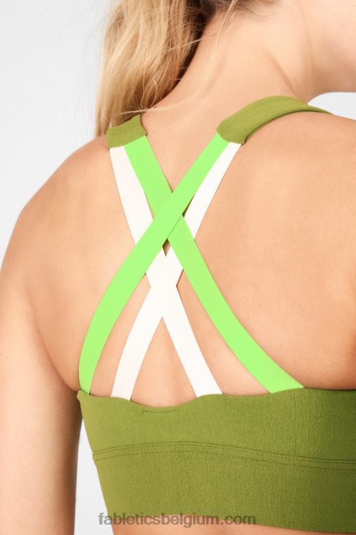 basilicum/groene citrus/roze wolk vrouwen freya sculptknit sportbeha Fabletics LH20J1898