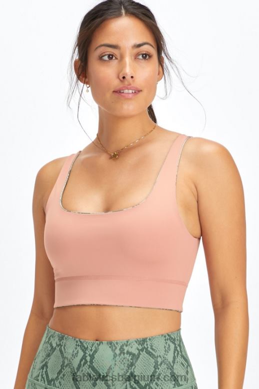 cactusslang/roze canyon vrouwen Harlyn midi medium impact sportbeha Fabletics LH20J1851