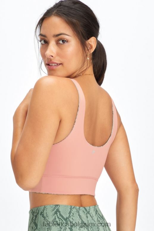 cactusslang/roze canyon vrouwen Harlyn midi medium impact sportbeha Fabletics LH20J1851