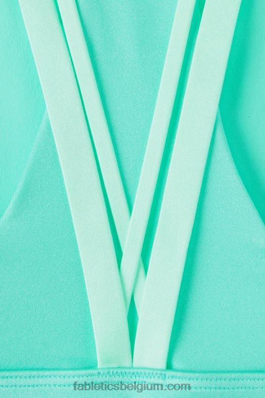 digitale getijdeglans/gesuikerde limoen vrouwen boost medium impact sportbeha 118 Fabletics LH20J1772