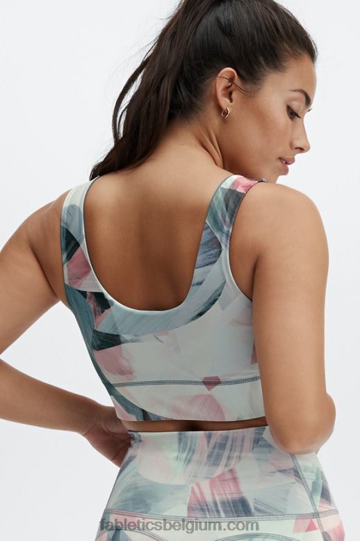 droomlandschap/regenwolk vrouwen Harlow omkeerbare medium impact sportbeha Fabletics LH20J1867