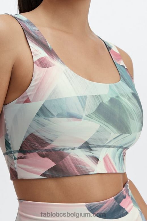 droomlandschap/regenwolk vrouwen Harlow omkeerbare medium impact sportbeha Fabletics LH20J1867