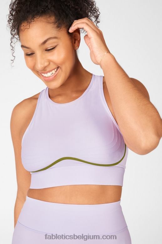 gematteerde sering/basilicum vrouwen blare medium impact sportbeha ii Fabletics LH20J1903