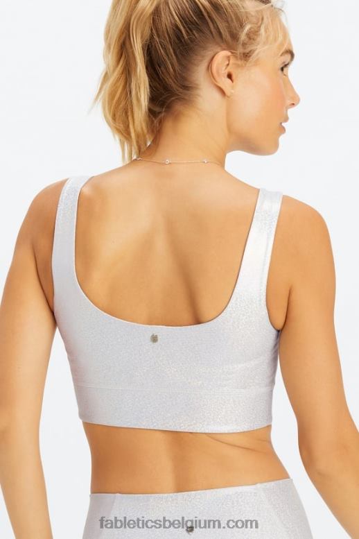 glitter hologram vrouwen Harlyn medium impact sportbeha Fabletics LH20J1847