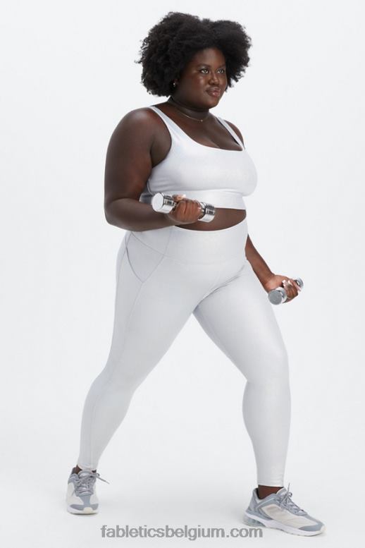 glitter hologram vrouwen Harlyn medium impact sportbeha Fabletics LH20J1848