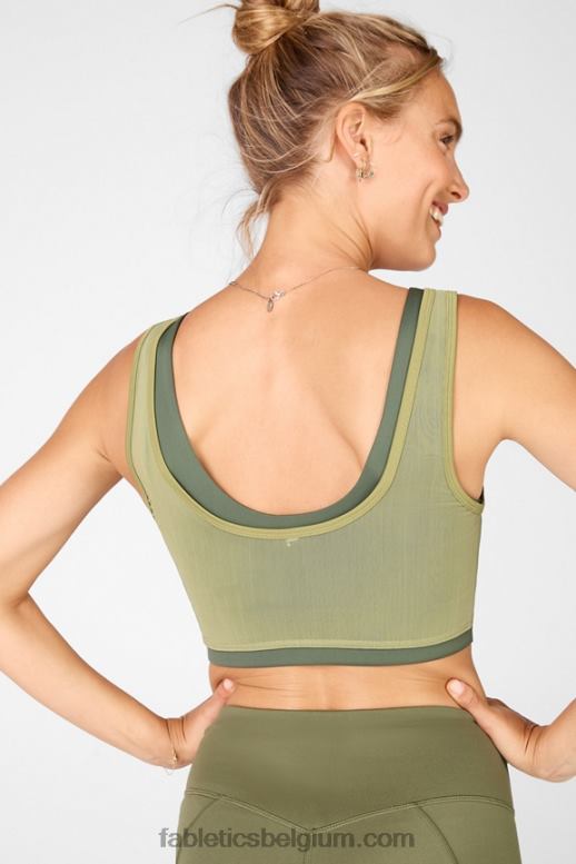 hazelaar/safari vrouwen dubbellaagse bh Fabletics LH20J1922