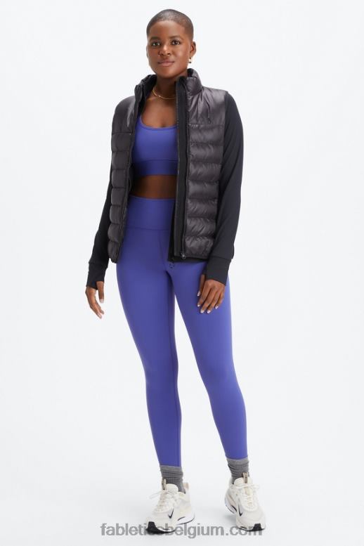 indigo vrouwen medium impact sportbeha voor onderweg 114 Fabletics LH20J1750