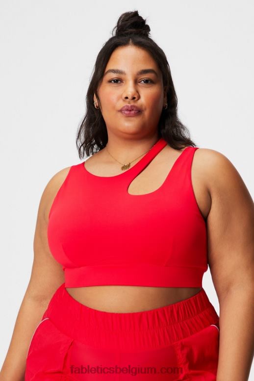 klassieke kers vrouwen callie medium impact sportbeha Fabletics LH20J1737