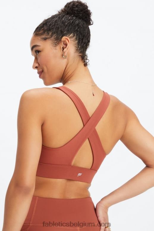 mahonie vrouwen oasis twist sportbeha 105 Fabletics LH20J1699