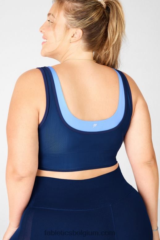 marine/jachthaven vrouwen dubbellaagse bh Fabletics LH20J1924