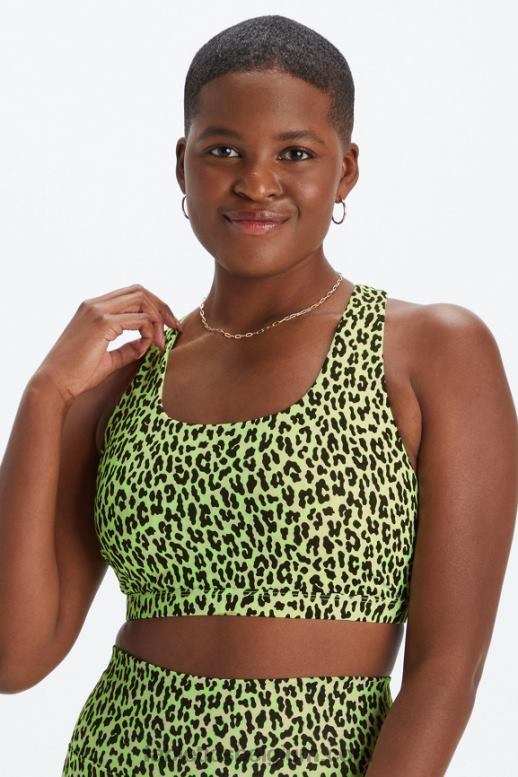 markeerstift golvende jachtluipaard/gemarmerde zebra vrouwen boost medium impact sportbeha 119 Fabletics LH20J1778