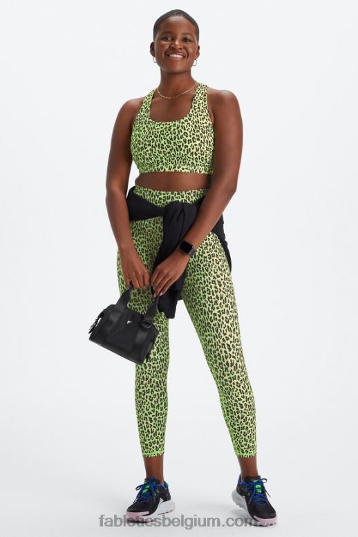 markeerstift golvende jachtluipaard/gemarmerde zebra vrouwen boost medium impact sportbeha 119 Fabletics LH20J1778