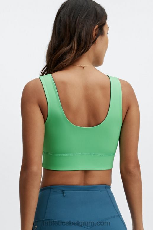 middernacht wintertaling/lenteblad vrouwen Harlow omkeerbare medium impact sportbeha Fabletics LH20J1868