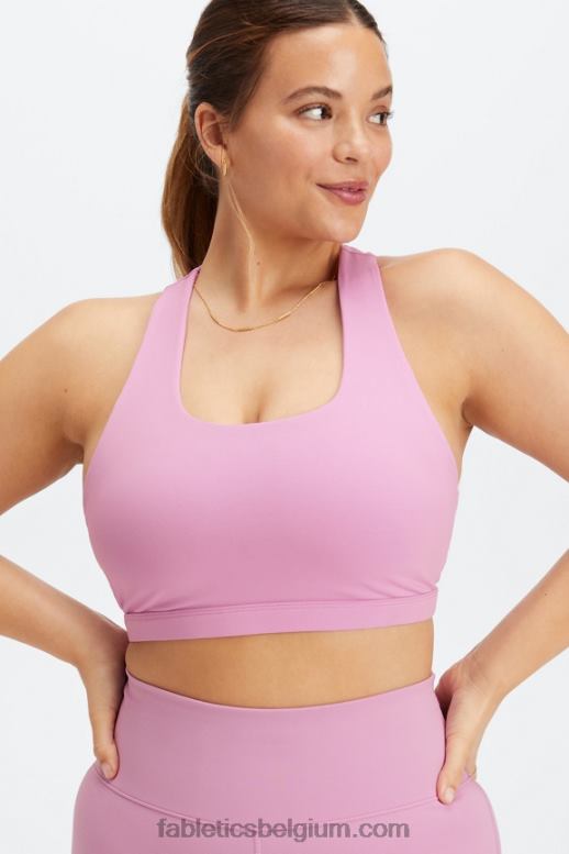mistig lila/multi vrouwen boost medium impact sportbeha 122 Fabletics LH20J1791
