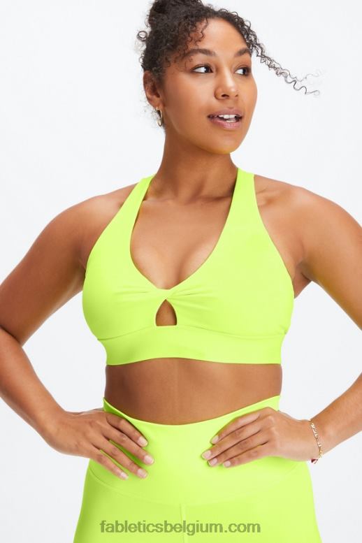 neon vrouwen oasis twist sportbeha 109 Fabletics LH20J1723
