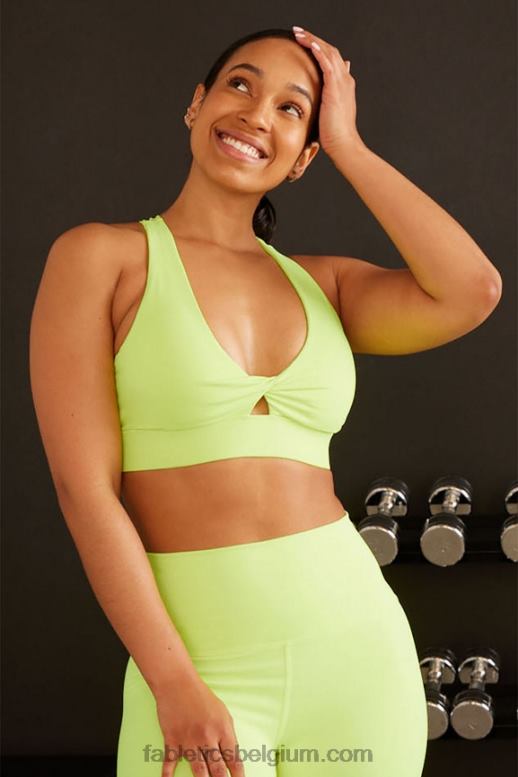 neon vrouwen oasis twist sportbeha 109 Fabletics LH20J1723