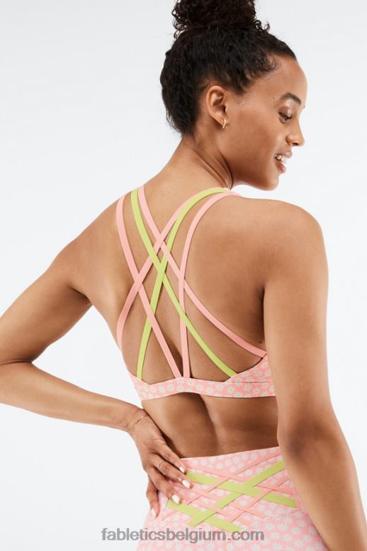 porter madeliefje/multi vrouwen boost medium impact sportbeha iii Fabletics LH20J1880