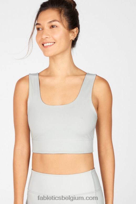regenwolk/poolgrijs vrouwen Harlow omkeerbare medium impact sportbeha Fabletics LH20J1870