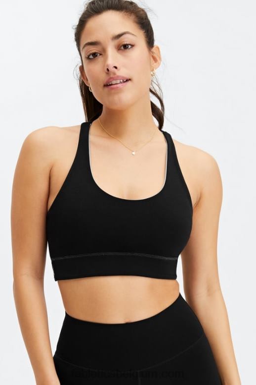 regenwolk/zwart vrouwen simone sculptknit omkeerbare sportbeha Fabletics LH20J1860