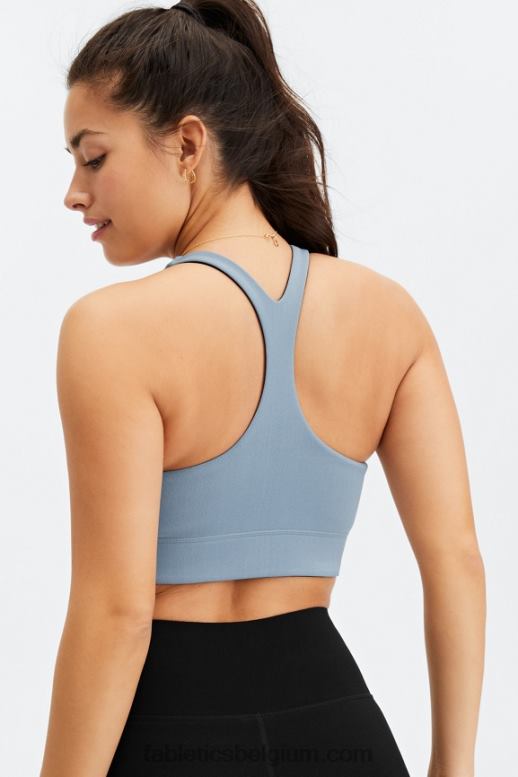 regenwolk/zwart vrouwen simone sculptknit omkeerbare sportbeha Fabletics LH20J1860