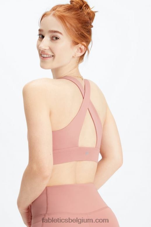 roze kloof vrouwen oasis twist sportbeha 110 Fabletics LH20J1725