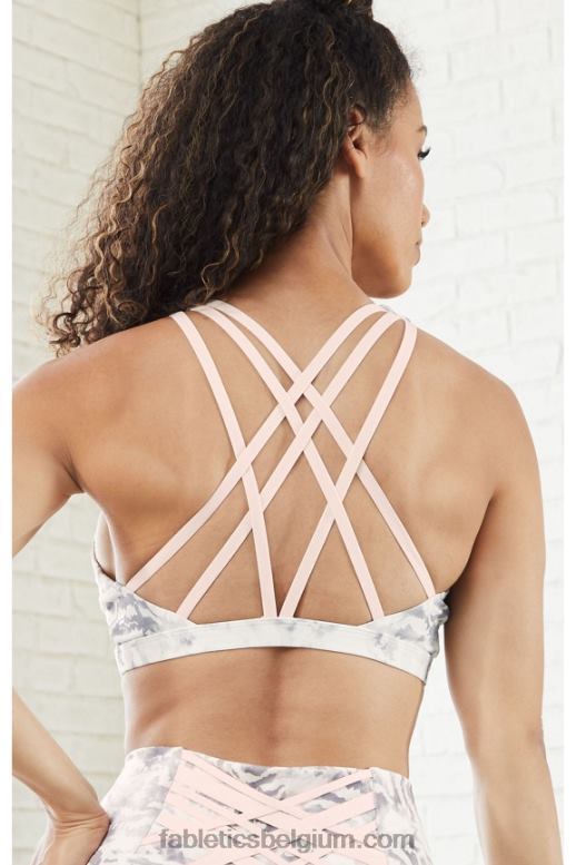 runyon/roze wolk vrouwen boost medium impact sportbeha iii Fabletics LH20J1879