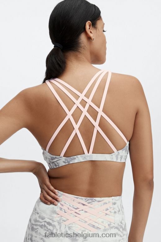 runyon/roze wolk vrouwen boost medium impact sportbeha iii Fabletics LH20J1879